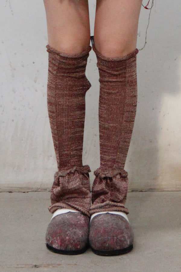 Vitelli leg cover FW22_LFT_002 gray coffee